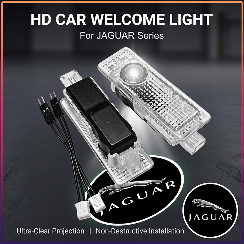 2 Pezzi Proiettore Ombra LED per Portiera Auto Lampada Benvenuto Wireless Styling Per Jaguar XFR XF Sportbrake F-Type S-Type E-Pace I-PACE Svr XJ