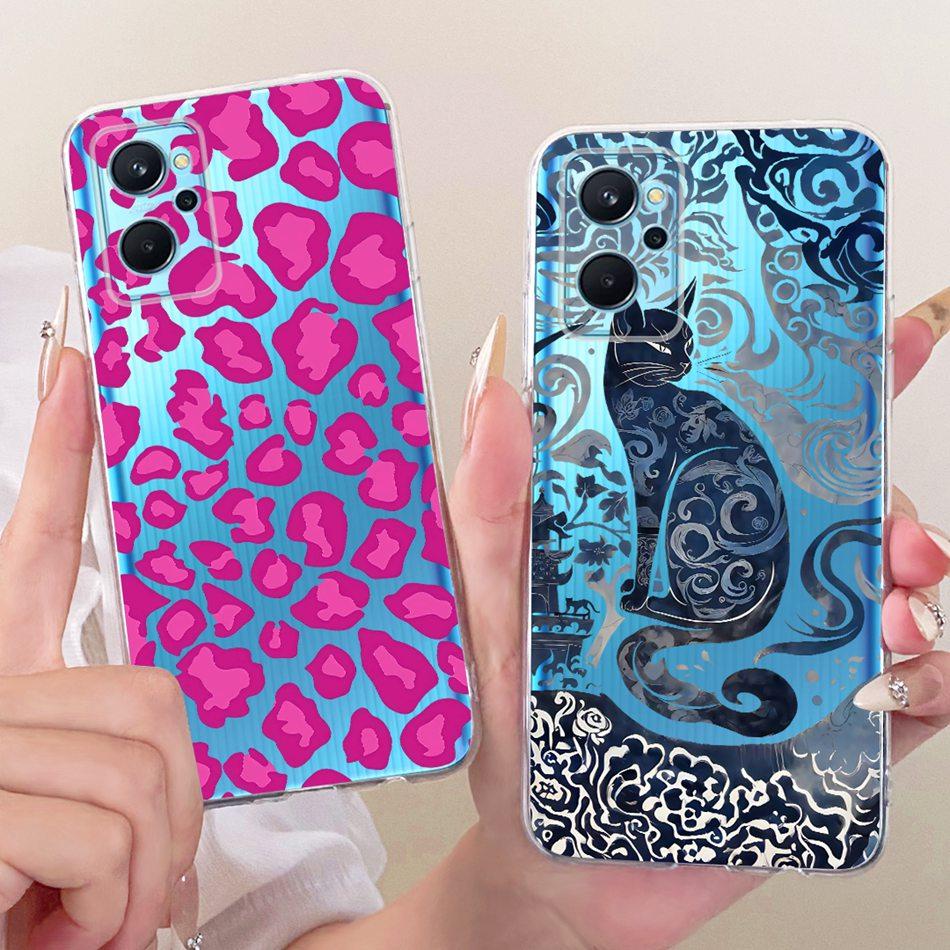 For Realme 9i RMX3491 New Simple Style Phone Case For Realme9i 4G Transparent TPU Soft Silicone Cases