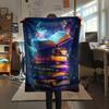 Magic Books  Print Flannel Blanket, High Quality Comfortable for All Seasons, Home Decor, Warmth and Comfort