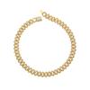 Exaggerated Personality Punk Cuban Chain Alloy Rhinestone Necklace Bracelet Direct Sales