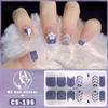 Waterproof No-bake Gel Nail Polish Film Full Sticker Japanese and Korean Style Love Nail Art Film Paper Nail Film Paper Patch