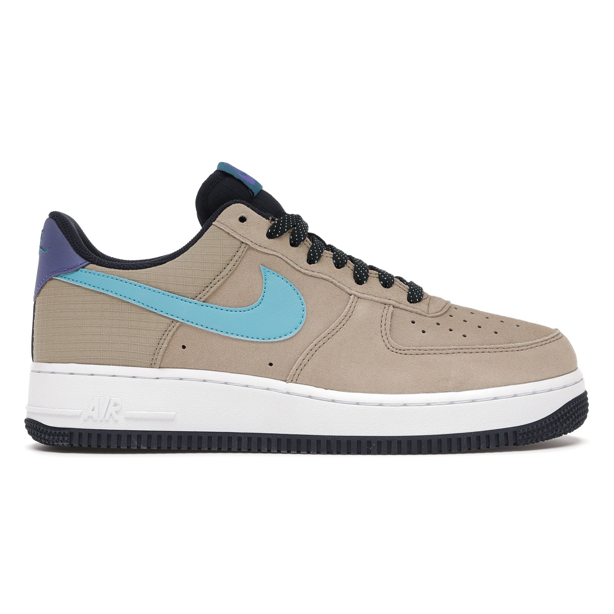 

Кроссовки унисекс Nike Air Force 1 Low Khaki ACG Светло-коричневые персидско-фиолетовые ярко-бирюзовые CD0887-201