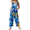 Salopette casual da donna Tute Cinghie regolabili Senza maniche Pagliaccetti estivi carini e comodi con tasca