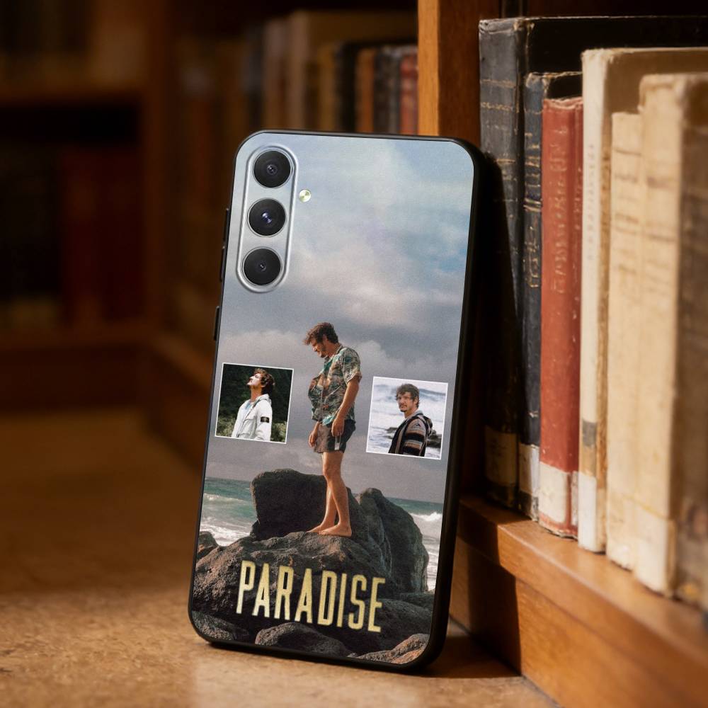 P-Pedro Pascal Actor Phone Case For Samsung S26,S25,S24,S23,S22,S21,Plus,Fe,Lite,Others Black Cover