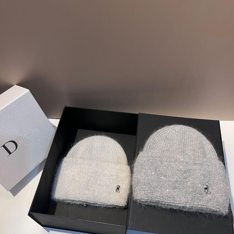 Russian Rabbit Fleece Thick Oversized Knit Hat Winter Warm Earflap Bear Beanie Headwrap