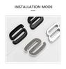 ABS Rear Trunk Letters Logo Emblem Badge Stickers For Volvo C30 V40 V60 V90 S40 S60 S80 S90 S80L XC40 XC60 XC90 AWD T4 T5 T6 T8