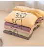 Class A 100% Cotton Fitted Sheet: Soft, Skin-Friendly, Breathable, Sweat-Wicking Mattress Protector for Dormitory Single Simmons.