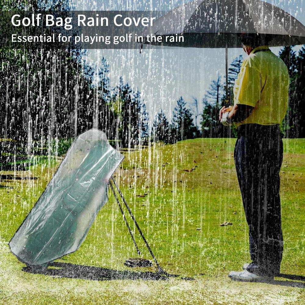 With Zipper Golf Bag Rain Coat Waterproof Golf Bags Shield Golf Bag Cover  Court Supplies