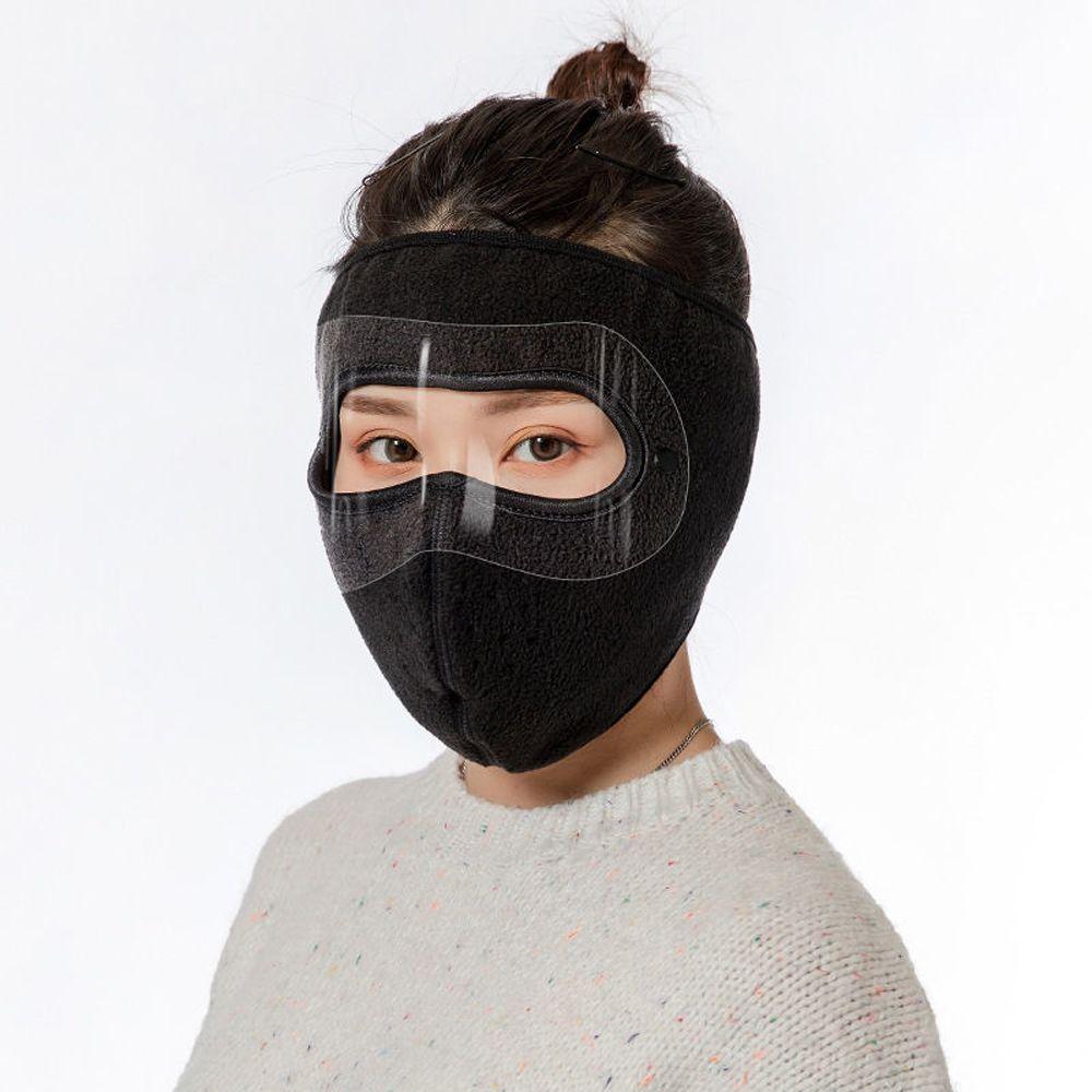 Riding Hat Anti Dust Windproof Breathable Face Mask Fleece Face Shield Cycling Cap Hood Caps
