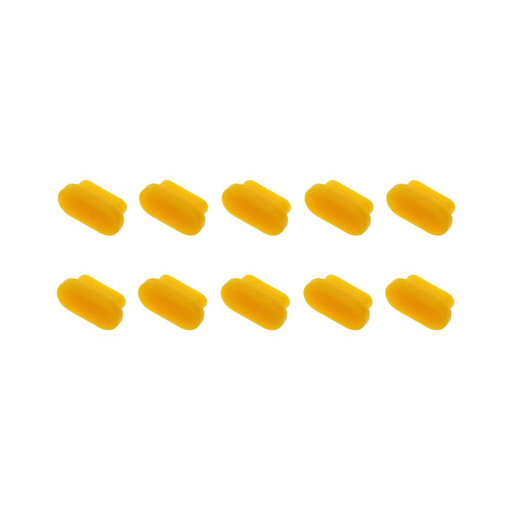 Silicone world 10PCS Silicone Type-C Dust Plug USB Charging Port Protector for Samsung Huawei Smart Phone Accessories Dust Plug