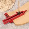 A96I-4 Sided Scribing Tool, Aluminum Alloy 4 Sided Scale Guiding Ruler, Leveling Ruler With Magnetic Base,For DIY,Woodworking