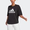Adidas Future Icons Badge Of Tee Logo Print Round Neck Short Sleeve T-Shirt Women Tops Black HK0504