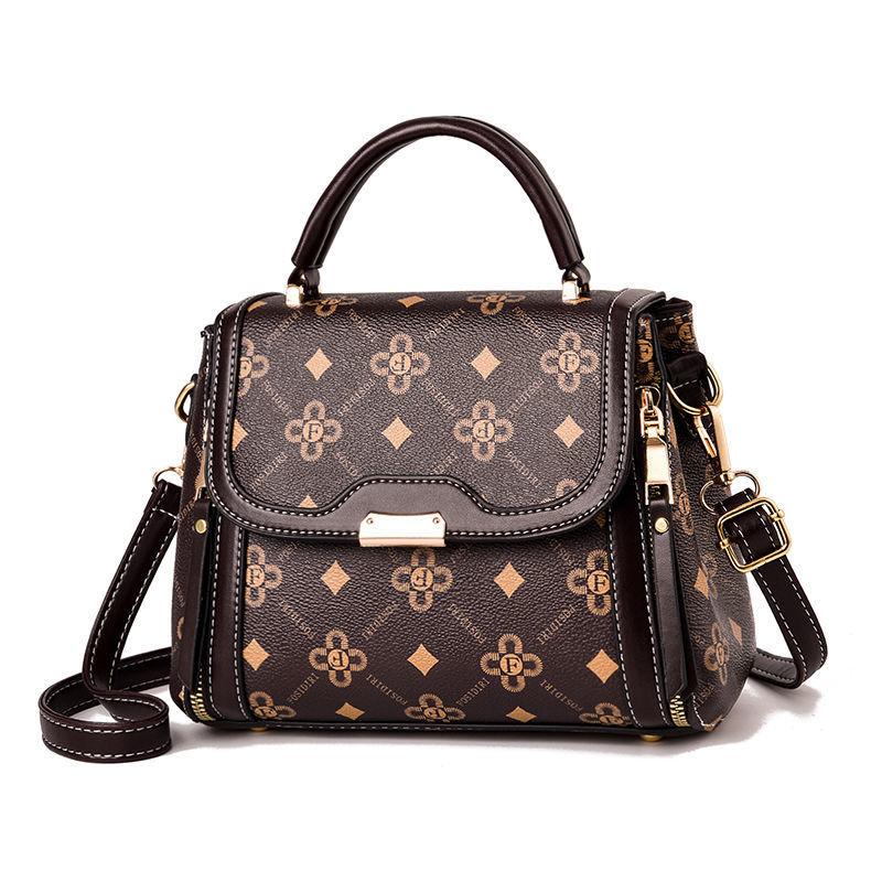 

Женская сумка Straddle Портативная сумка на одно плечо Модный тренд Простой коричневый