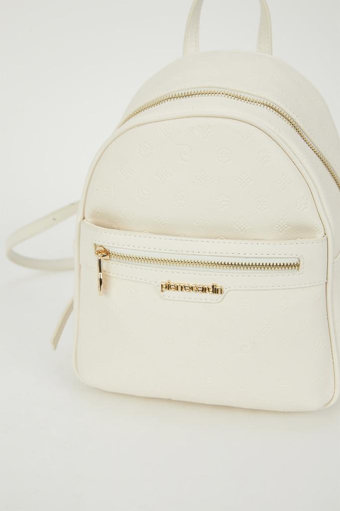 Original Pierre Cardin Coffee Monogram Luxury Backpack Coffee Monogram Women's Backpack