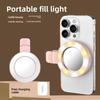 Mobile Phone Selfie Mirror Filling Light Multifunctional Selfie Mirror LED Rechargeable Portable Mini Photo Beauty Light