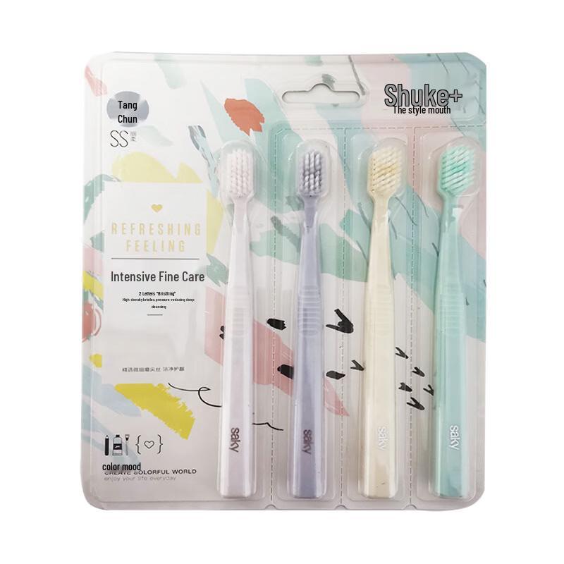 

Shuke Gentle & Dense Soft Toothbrush (4-Pack)