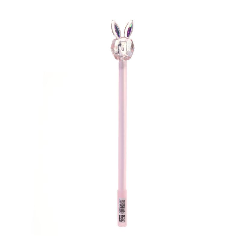 1 Piece Stationery Cute Crystal Rabbit Gel Pen School Office Kawaii Supplies Creative Gift Pens