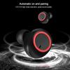TWS Mini Bluetooth Wireless Headphone Magnetic Charging Binaural Call Sports EarphoneBlack