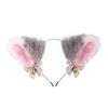 Cat Ears Bell Headband - Cosplay Catwoman Hair Accessory for Christmas & Halloween