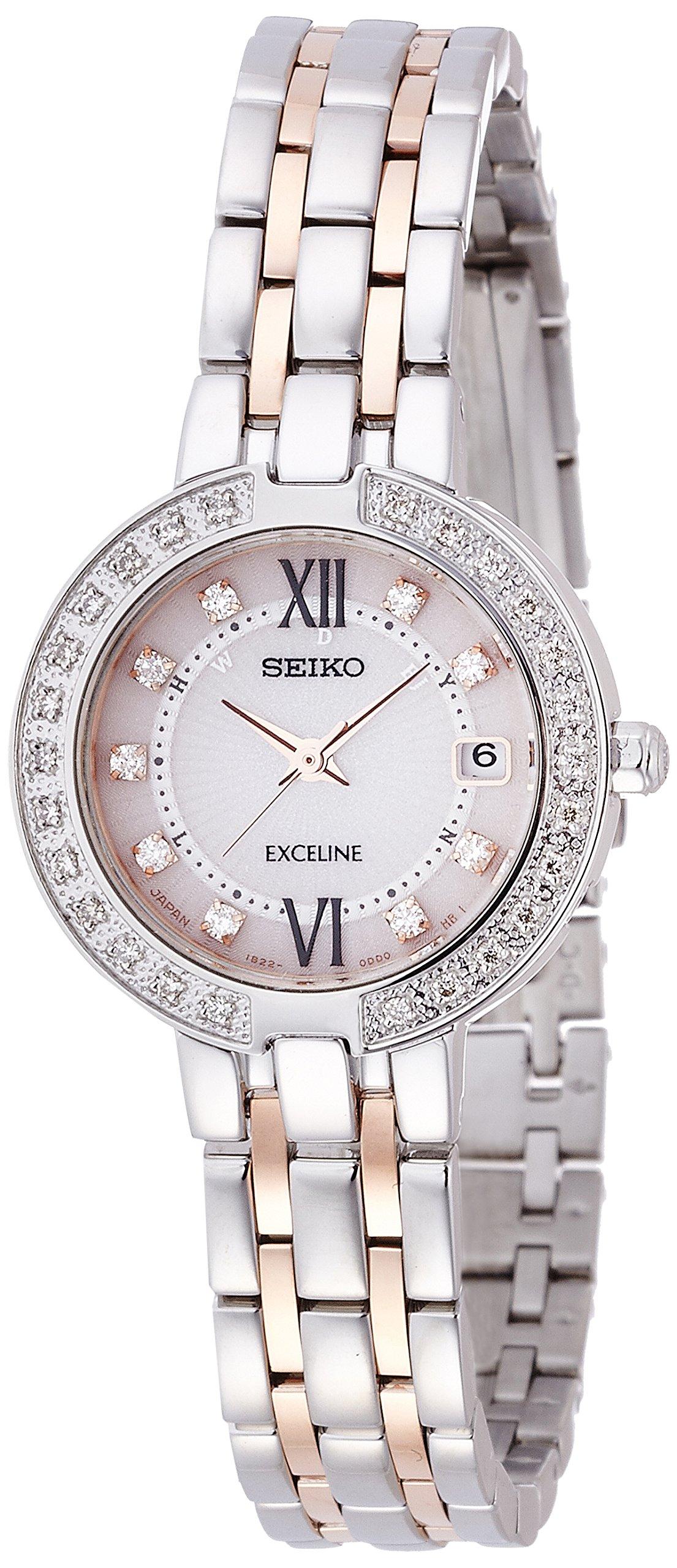 

[Seiko Watch] Годинник Excelline, модифікація сонячного радіо, вигнуте сапфірове скло SWCW085