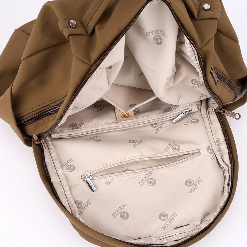 Casual and Lightweight Nylon Backpack Men's and Women's Backpacks, New Student School Bags, Large-capacity Computer Bags