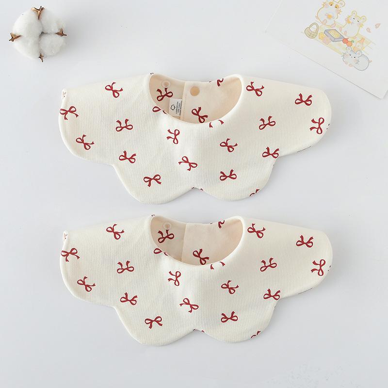 

Newborn Double-Sided Absorbent Petal Bib: Solid Color