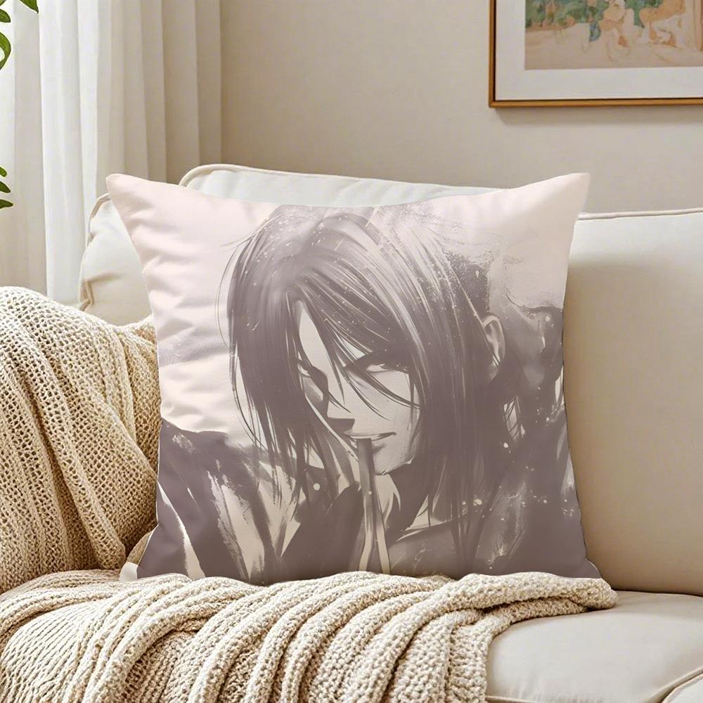 Romantic Japanese Game Anime HHakuoki Cushion Cover Pillowcase Antidustmite living Room Sofa Decor Cushion Room