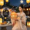 Portable Mid-Autumn Festival Lantern Lightweight Handheld Lantern Hanging LED Lantern  Home Decor