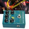 Bass Guitar Pedal Aluminium Alloy 1/4in Monophonic Input Output Bass Compression Pedal for Musician 