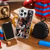 ManeS-skinS Hip Hop Band Poster Phone Case for iPhone 16 15 14 13 12 11 Pro Max Sheepskin Silver-edged Protective Case