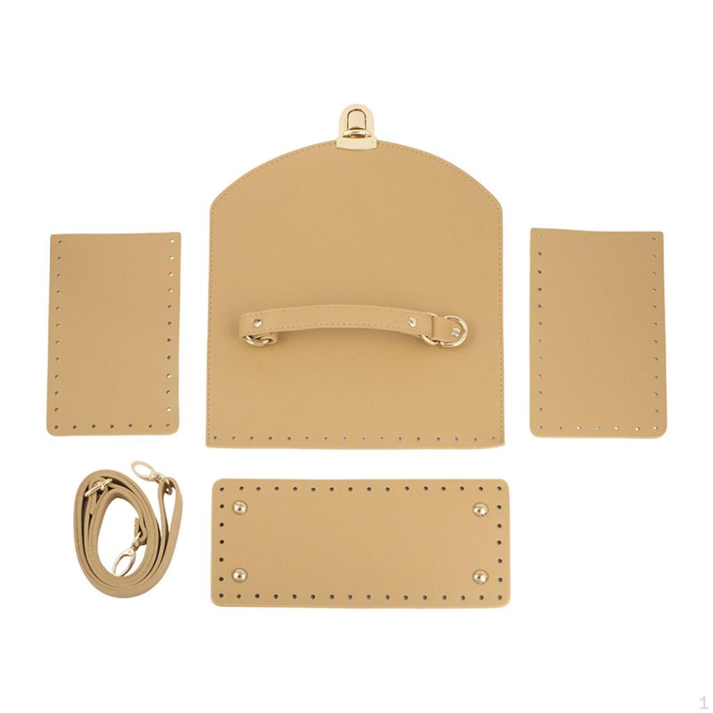 Bag Bases for Crochet Bottom /Shoulder Strap /Flap Cover/Lock Buckle DIY
