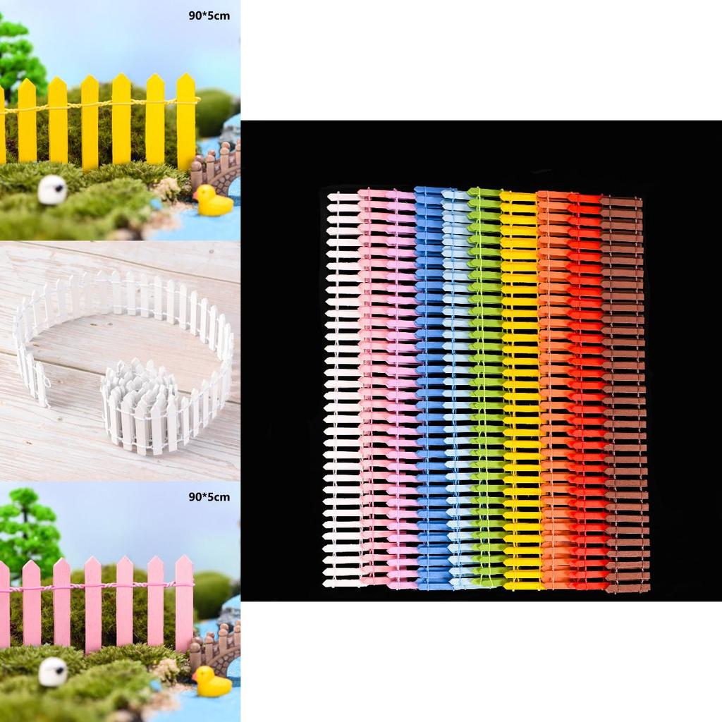 Mini Diy Wood Fence For Miniature Plant Decor And Landscape Crafts**