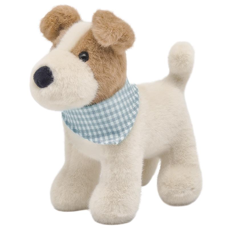 Cute Cute Fox Hunting Terrier Doll Standing Puppy Plush Toy Doll Girl Gift Pillow Doll