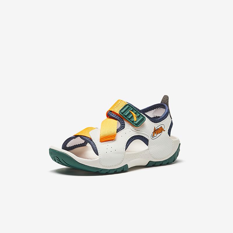 Anta Kids Fabric Synthetic Leather Trendy Fashion Casual Comfortable Versatile Open-Toe Outdoor Beach Shoes Kids Sandals A12529919