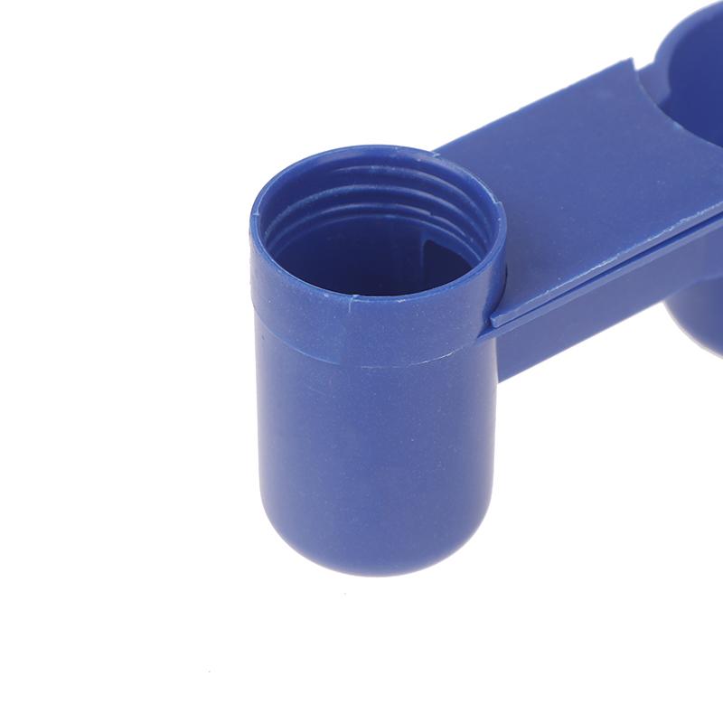 Plastic Pet Drinker Bowl Portable Water Bottle Feeding Cat Chicken Pigeon Parrot Hamster Double Nozzle Water Guide For Bird