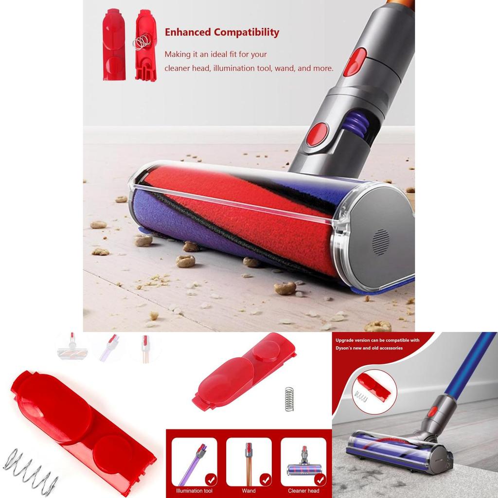 Dyson V7 V8 V10 V11 V15 Náhradní červené tlačítko s pružinou pro údržbu vysavače