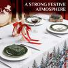 Christmas Snowman Snowflake Xmas Tree Waterproof Tablecloth Table Decor Farmhouse Kitchen Dining Tablecloth Christmas Decoration