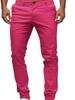 Oufier Men's Straight Leg Trousers Casual Summer Basic Cotton Pants