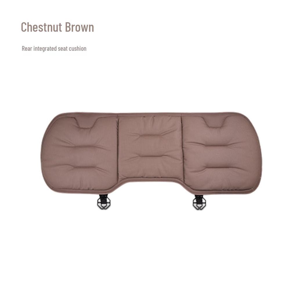 Universal Nappa Leather Car Seat Cushion for Mercedes-Benz/BMW - All Seasons, Single Piece Cover