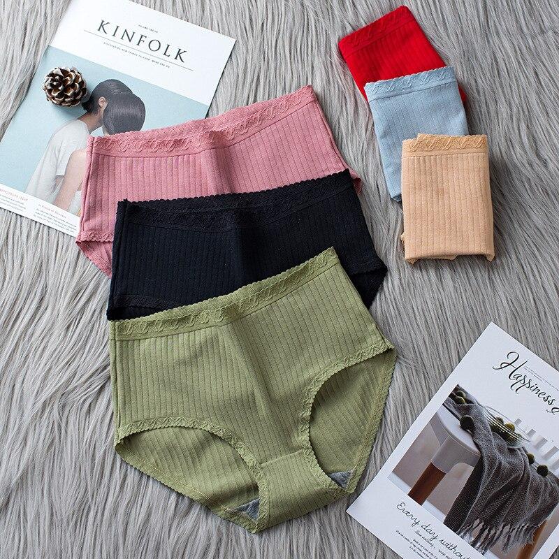 Cheap Cotton Panties Women Soild Color Panties for Girl Lingerie Briefs
