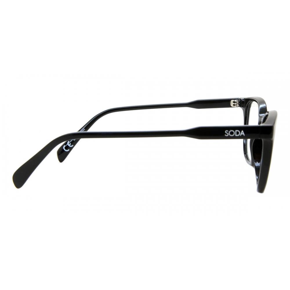 Soda Franklin Black Unisex Eyeglasses
