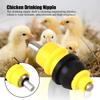 10Pcs Chicken Hen Automatic Drinking Nipples Poultry Water Drinker