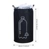 Bottle Storage Bag 82L Recycling Bin With Aluminum Handle Laundry Basket Foldable Trash Can For Bathroom Dorm Kitchen Home