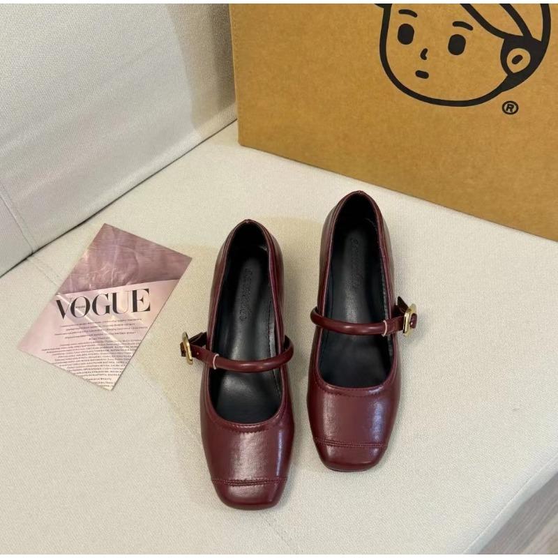 

Single shoe inner height increase 5cm shell style Mary Jane small fashion height increase single shoe 33