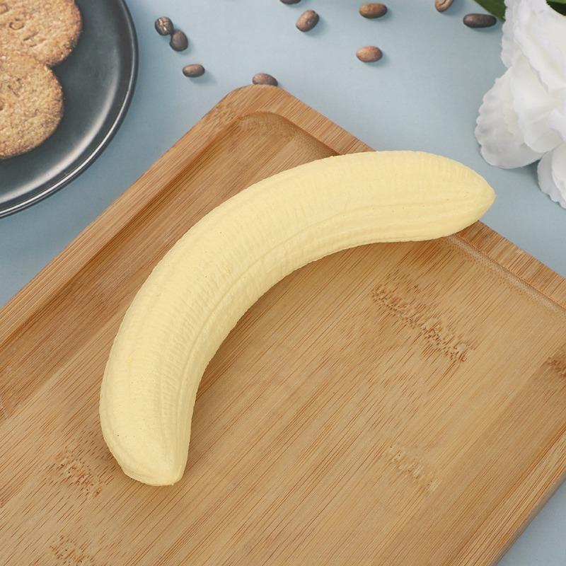 Kawaii Soft Banana Squishy Toy Slow Rising Yellow Banana Flesh Rebound Squeeze Toy Anti Stress Release Ball Hand Relax Gifts