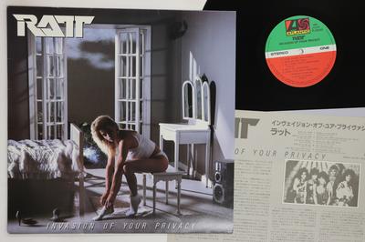 LP Record RATT  Invasion Of Your Privacy P13143 WARNER PIONEER 1985 Japan Metal Used