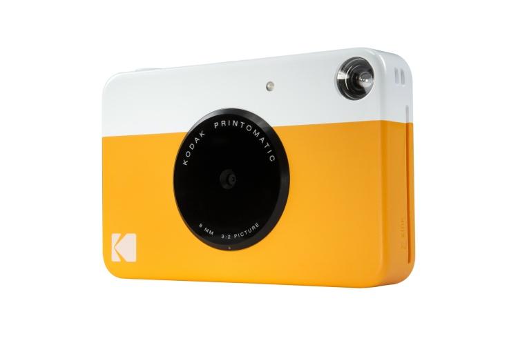 Kodak Printomatic Instant Print Camera, 2X3'', Yellow