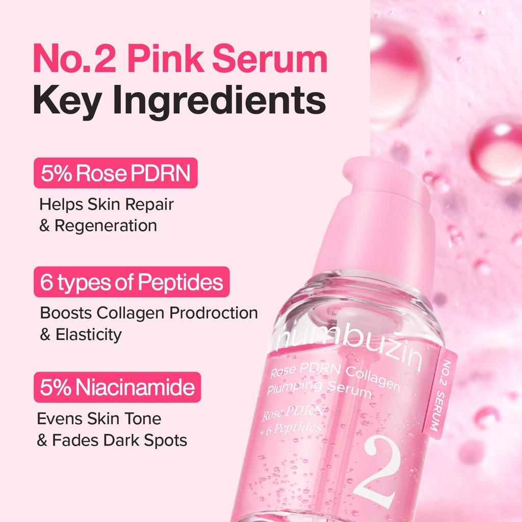NUMBUZIN Nr. 2 Rose PDRN Collagen Plumping Serum 30 ml