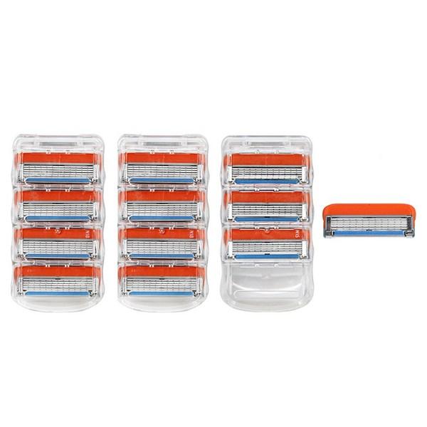 

On B U Gillette compatible premium close contact 5-ply razor blade Fusion 5 Power, 4 pieces, 3 pieces ,Korean razor blade
