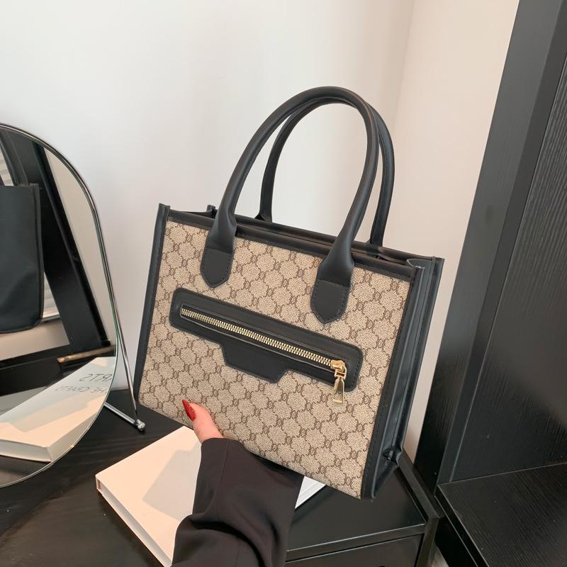 

Большая вместительная сумка-сплайсинг, корейская версия, маленькая сумка для женщин, новая повседневная сумка для поездок на работу и работы, модная сумка через плечо